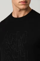 pulover | Regular Fit | z dodatkiem wełny Armani Exchange 	negru	