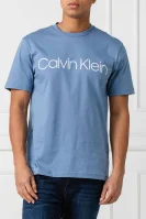 tricou FRONT LOGO T | Regular Fit | Regular Fit Calvin Klein 	albastru deschis	