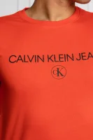Tricou | Regular Fit CALVIN KLEIN JEANS 	portocaliu	