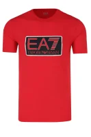 tricou | Regular Fit EA7 	roșu	