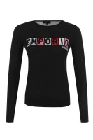 pulover | Slim Fit | z dodatkiem wełny Emporio Armani 	negru	