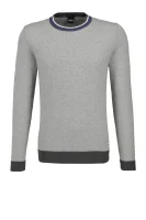 pulover Talvino | Slim Fit BOSS BLACK 	gri	