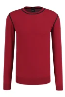 pulover Toscano | Slim Fit BOSS BLACK 	roșu	