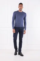 de lână pulover FF GG MERINO CREW | Regular Fit Hackett London 	albastru	