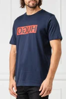 tricou Dicagolino194 | Relaxed fit HUGO 	bluemarin	