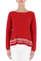 pulover VALESKA | Regular Fit Tommy Hilfiger 	roșu	