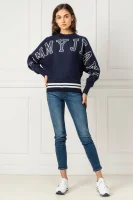 pulover TJW BATWING | Loose fit Tommy Jeans 	bluemarin	