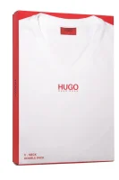 Tricou 2-pack HUGO-V | Slim Fit HUGO 	negru	