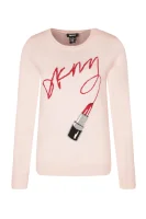 Pulover | Regular Fit DKNY 	roz pudră	