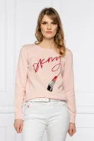 Pulover | Regular Fit DKNY 	roz pudră	