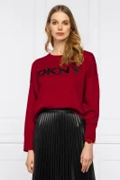 Pulover | Relaxed fit DKNY 	roșu	