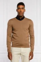 De lână pulover Baram | Slim Fit BOSS BLACK 	maro	