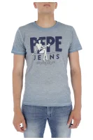 tricou GEORGE | Slim Fit Pepe Jeans London 	albastru deschis	