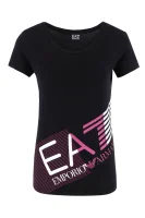 tricou | Slim Fit EA7 	negru	