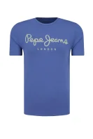 tricou ORIGINAL STRETCH | Slim Fit Pepe Jeans London 	albastru	