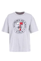 tricou TJW BOYFRIEND STAMP | Loose fit Tommy Jeans 	gri	