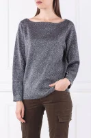 pulover | Regular Fit Twinset U&B 	gri grafit	