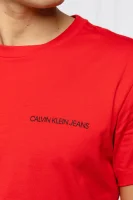 Tricou MONOGRAM | Regular Fit CALVIN KLEIN JEANS 	roșu	