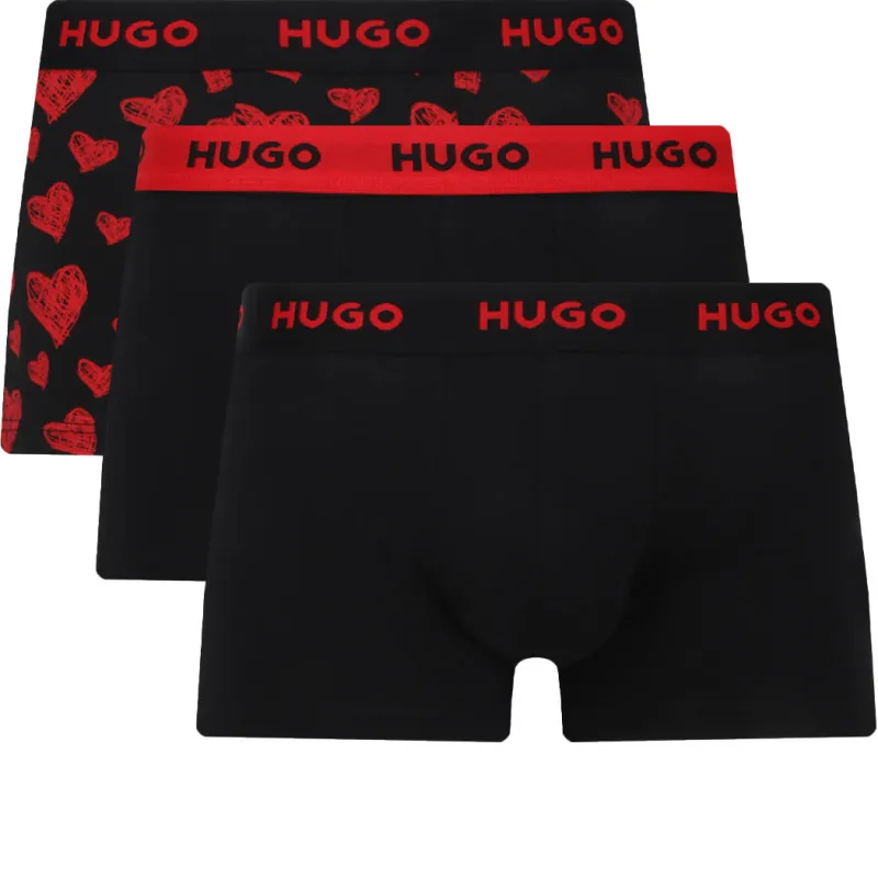 Hugo Bodywear Chiloți boxer 3-pack TRUNK TRIPLET DESIGN