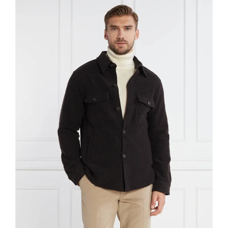 Oscar Jacobson Cămașă Maverick Jacket | Regular Fit cu adaos de lână