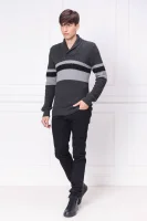 pulover | Regular Fit Armani Exchange 	gri grafit	