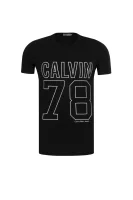 tricou TIMBALL 78 | Slim Fit CALVIN KLEIN JEANS 	negru	