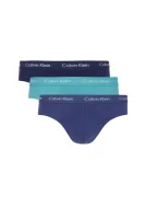 chiloți slipi 3-pack | stretch Calvin Klein Underwear 	albastru	