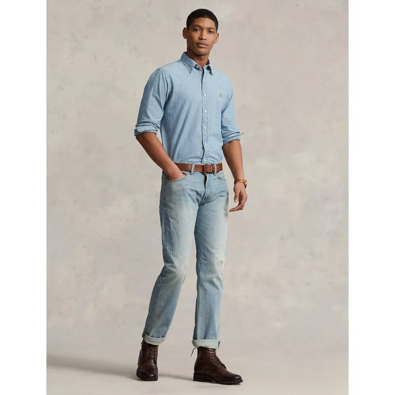 POLO RALPH LAUREN Cămașă | Custom fit | denim