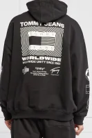 Hanorac TJM GLOBAL UNITEES | Relaxed fit Tommy Jeans 	negru	