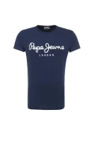 tricou ORIGINAL STRETCH | Slim Fit Pepe Jeans London 	bluemarin	