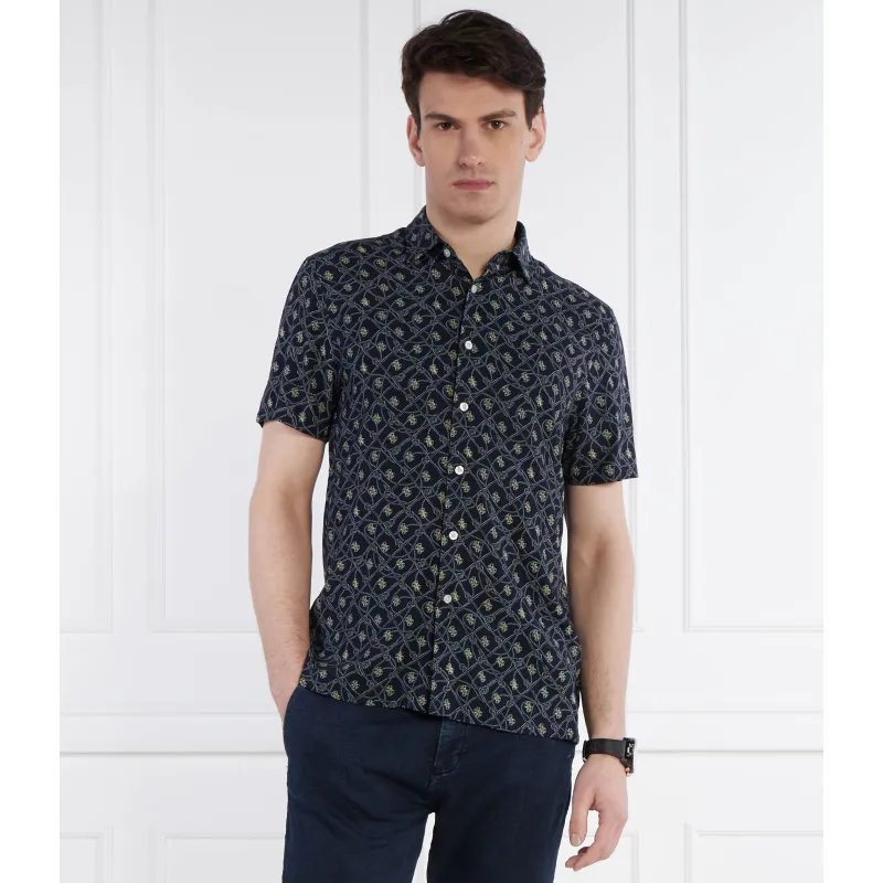 GUESS Cămașă SS COLLIN AOP | Regular Fit