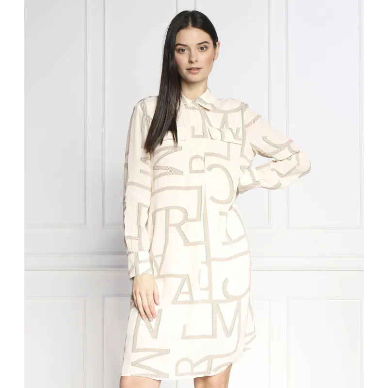 Marc Cain Rochie cu adaos de mătase