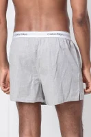 chiloți boxer 2-pack | cotton stretch Calvin Klein Underwear 	gri	