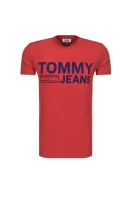 tricou Thdm Basic | Slim Fit Tommy Jeans 	roșu	