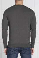 pulover Core | Regular Fit | z dodatkiem jedwabiu Tommy Hilfiger 	gri grafit	