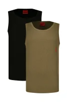Tank top 2-pack Hugo Bodywear 	măsliniu	