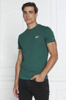 Tricou | Slim Fit Tommy Jeans 	verde	