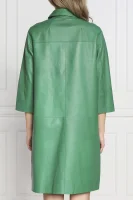 De piele rochie RIANI 	verde	