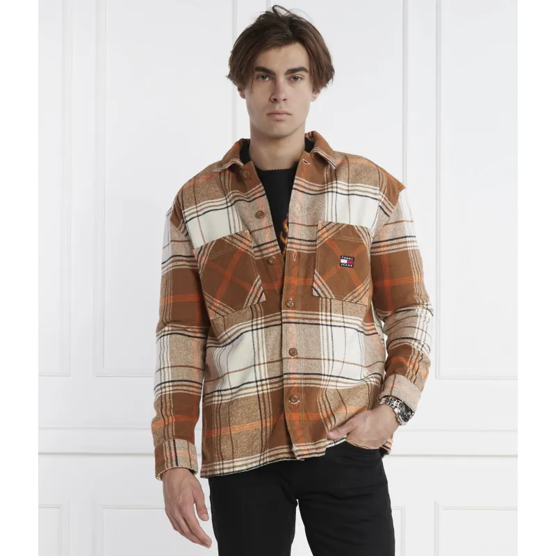 Tommy Jeans Cămașă BRUSHED CHECK | Regular Fit