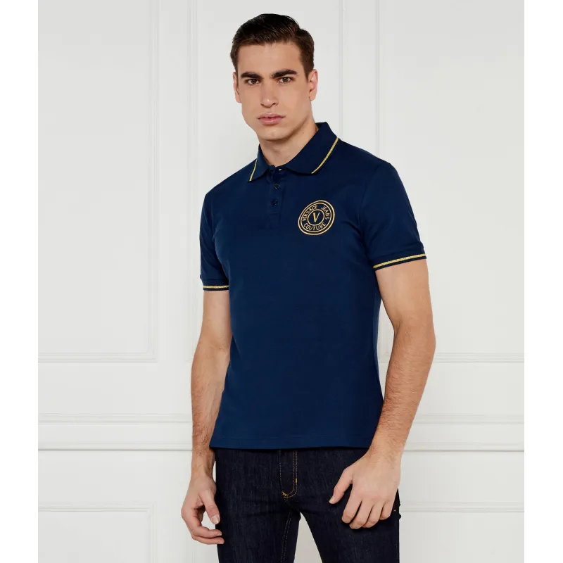 Versace Jeans Couture Polo Met Embro | Slim Fit