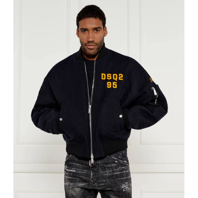 Dsquared2 De lână geacă bomber | Regular Fit