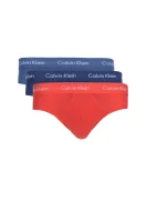 chiloți slipi 3-pack | stretch Calvin Klein Underwear 	roșu	