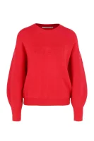 pulover LS CN AUDREY | Regular Fit GUESS 	roșu	