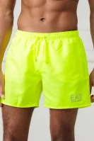 pantaloni scurți kąpielowe | Regular Fit EA7 	verde lime	