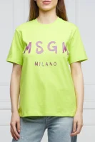 Tricou | Regular Fit MSGM 	verde	