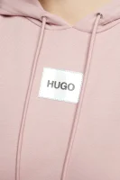 Hanorac Dasara | Comfort fit HUGO 	roz pudră	