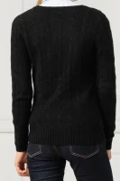 De lână pulover | Regular Fit cu adaos de cașmir POLO RALPH LAUREN 	negru	