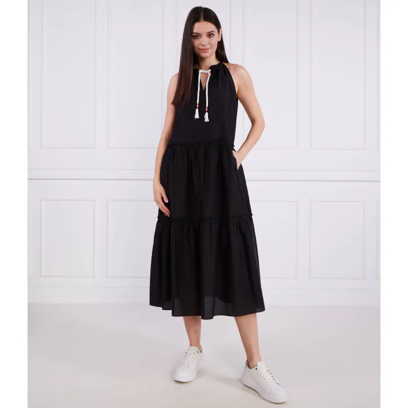 Marc Cain Rochie cu adaos de mătase