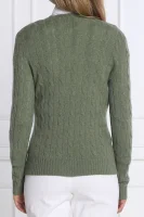 De lână pulover | Regular Fit cu adaos de cașmir POLO RALPH LAUREN 	măsliniu	