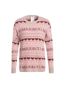 pulover Dolce z dodatkiem wełny MAX&Co. 	maro nisip	